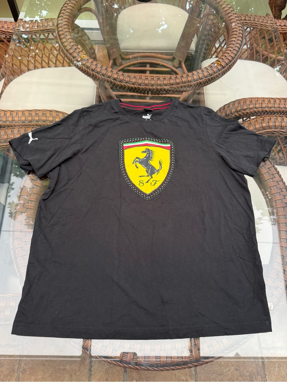 Black Logo Short-Sleeve Tee